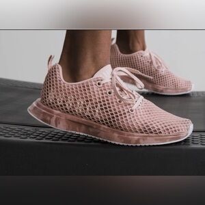 NoBull Dusty Rose‎ Mesh Pink Camo Women’s Athletic Runner Shoes Size 8